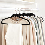 Amazon Basics Slim Velvet Non-Slip Space Saving Suit Clothes Hangers, Closet - Image 6
