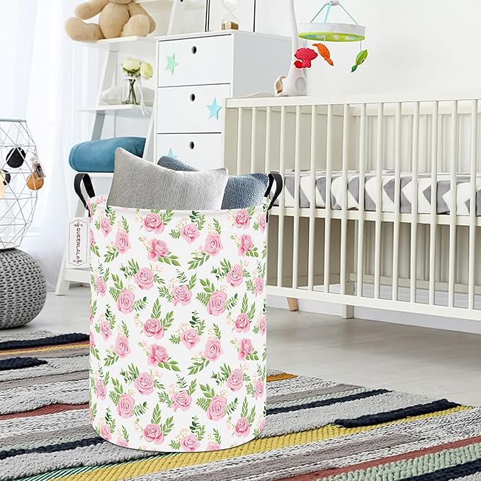 QUEENLALA Large Storage Basket, Laundry Hamper/Bathroom/Home Decor/Collapsible - Image 6