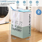ELONG HOME Laundry Baskets, 92L Freestanding Laundry Basket - Image 3