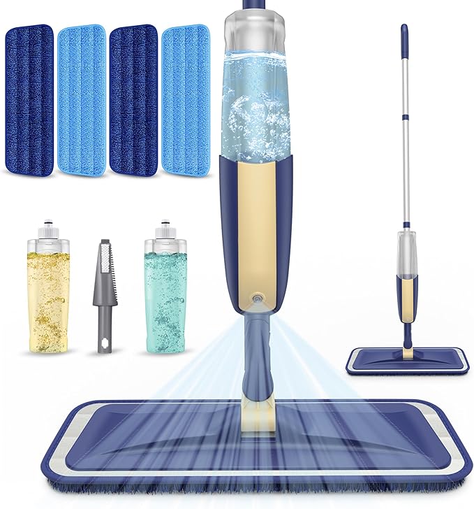 Spray Mops for Floor Cleaning: MEXERRIS Wet Jet Mops for Hardwood Wood Tile by MEXERRIS