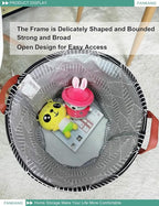 FANKANG Storage Basket, Nursery Hamper Canvas Laundry Basket Foldable - Image 7