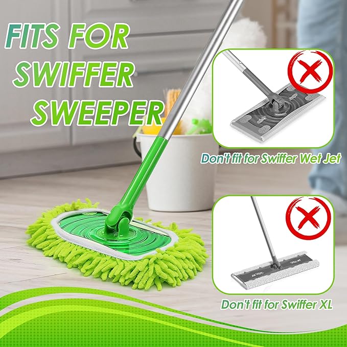 JEHONN Reusable Microfiber Mop Pads Compatible - Image 6