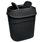 Bath Bliss 2 Pack Sailor Knot Swing Top Waste Bin | Dimensions: 11.22" x 8.27" - Image 3
