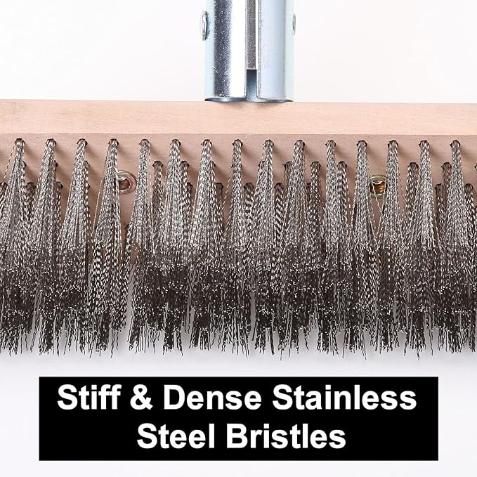 MAXMAN Stainless Steel Wire Scrub Brush - Image 5