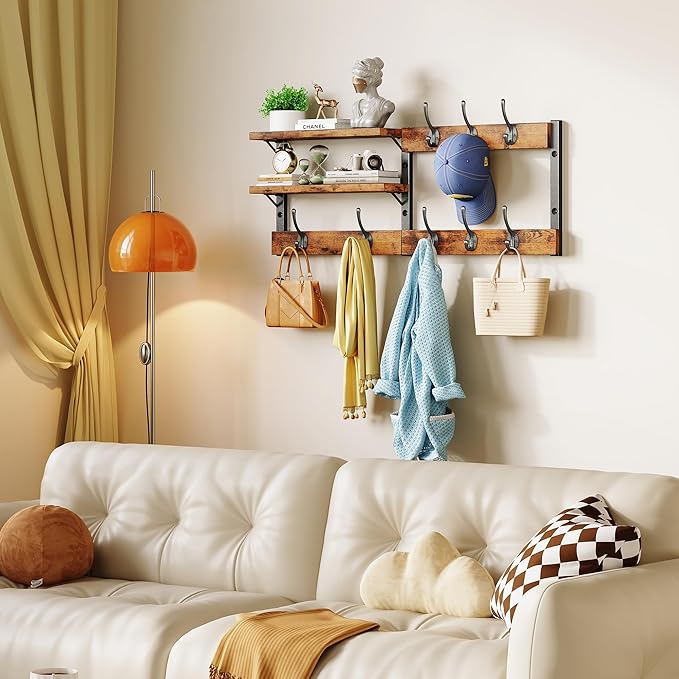 Homeiju 28.7" Coat Rack Wall Mount - Image 9