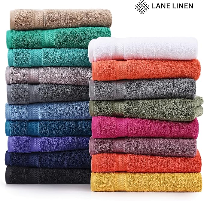 LANE LINEN 100% Ring Spun Cotton Bath Sheets - Image 7