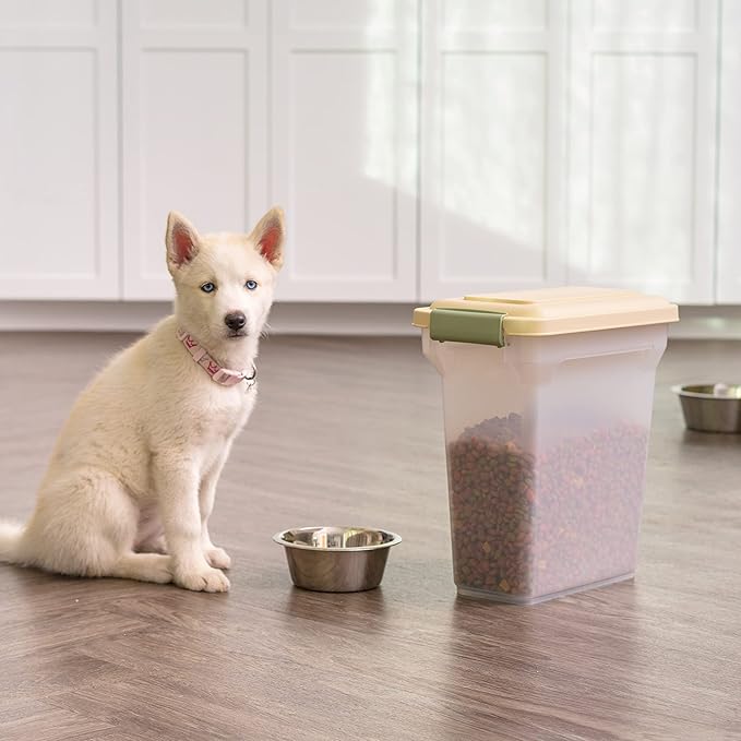 IRIS USA Dog Food Storage Container, Airtight Lid, Versatile Pet Food Bin - Image 5