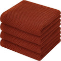 Kitinjoy 100% Cotton Waffle Weave Kitchen Hand Towels by Kitinjoy