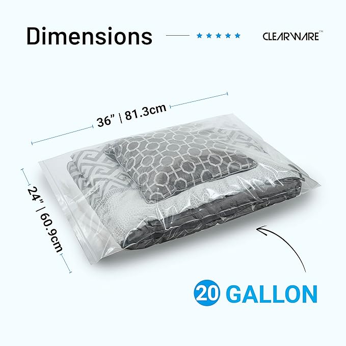 12 Count - Large Plastic Bags - Image 2