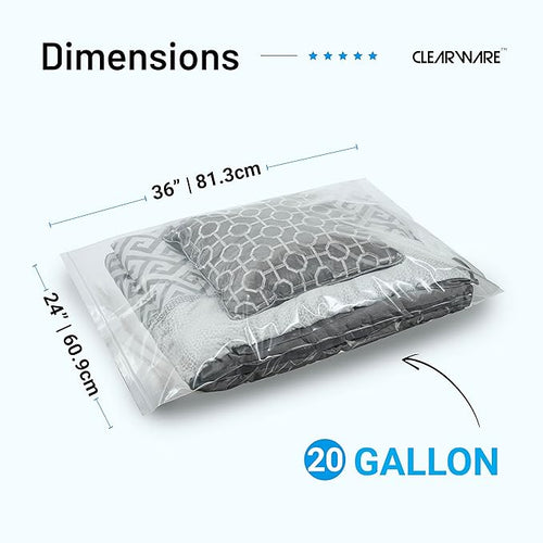 12 Count - Large Plastic Bags - Image 2