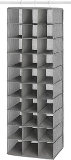 Whitmor 30 Sections Hanging Clothes Closet Organizer, Space Saving Breathable - Image 3