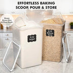 WHITE FEATHER SUPPLIES 2 PC Large Food Storage Containers - Image 2