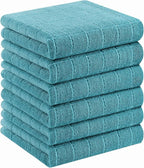 Homaxy 100% Cotton Terry Kitchen Towels, Checkered Designed, Soft and Super by Homaxy