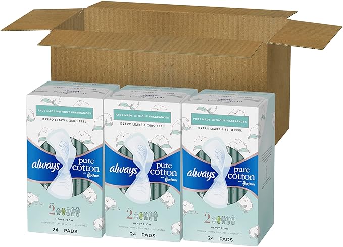 Always Pure Cotton Feminine Pads - Image 12