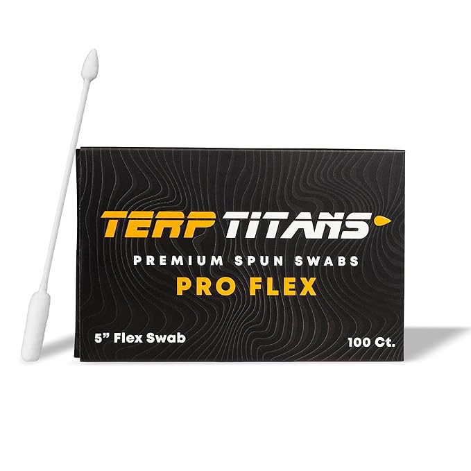 TerpTitans – Pro Flex – Flexible 5-inch Cotton Swabs by Hygenix