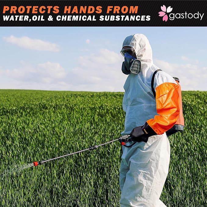 Gastody™ - Chemical Resistant Gloves, Heavy Duty Safety Work Gloves, Resist Acid - Image 3