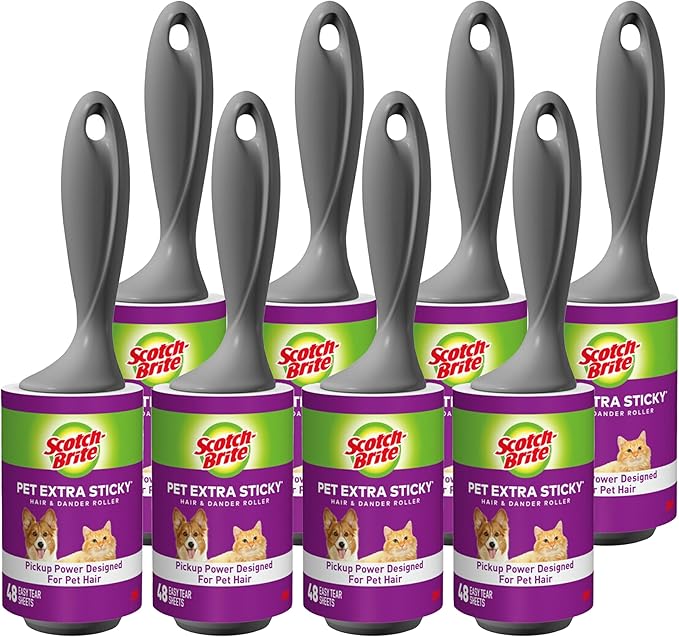 Scotch-Brite Pet Hair Pickup Extra Sticky Lint Roller, Designed by Scotch-Brite