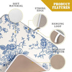 Vintage Blue Floral Dish Drying Mat - Image 4