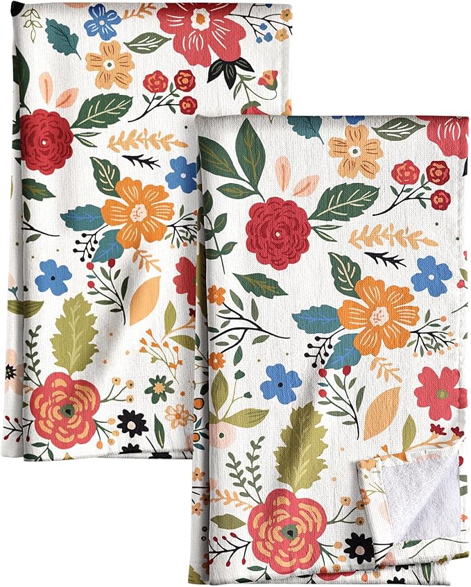 Cotton Kitchen Towels Set of 2 by MissAdola