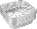 25pack- 8 x 8 Aluminum foil Pans Disposable Heavy Duty Square baking Cake Pan by Waytiffer