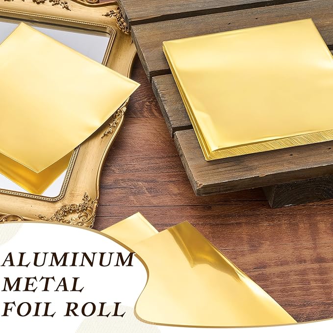 150 Packs Aluminum Metal Crafts DIY Foil 6 Inch x 6 Inch x 0.07 mm Thick - Image 4