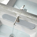 2 Set/4PCS Faucet Mat for Kitchen Sink Splash Guard Faucet Mat Absorbent by Bornerwhite
