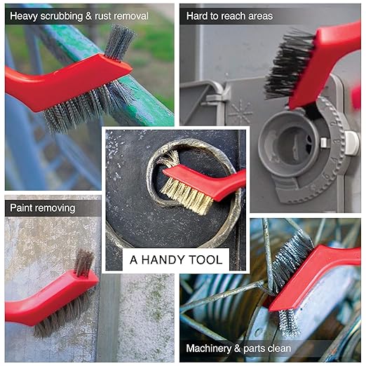 Wire Brush Set 3Pcs - Image 6