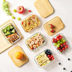 Vtopmart 5 Pack 35oz Glass Containers - Image 5