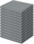 Homaxy 100% Cotton Waffle Weave Kitchen Dish Cloths, Ultra Soft Absorbent Quick by Homaxy
