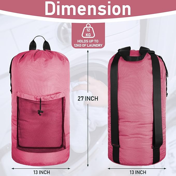Laundry Bag Backpack Large Travel Laundry Bag - Image 2