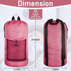Laundry Bag Backpack Large Travel Laundry Bag - Image 2