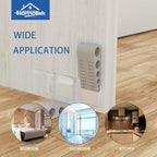 HOMOTEK 6 Pack Wedge Rubber Door Stops Door Chucks Stoppers Wall Protector - Image 6