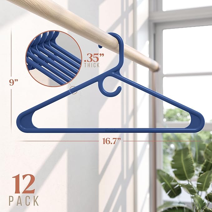 NEATERIZE Ultra Heavy Duty Plastic Clothes Hangers - Image 2