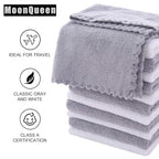 MOONQUEEN Microfiber Facial Cloths Fast Drying Washcloth 12 Pack - Image 5