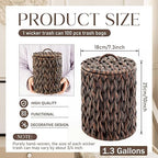 Ctosree 1.3 Gallons Small Trash Can - Image 2