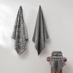 Modern Threads Oxford 6-Piece 100% Cotton Towel Set – Yarn Dyed Jacquard & - Image 4