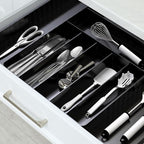Simple Houseware Expandable Kitchen Drawer Flatware Organizer - Image 9