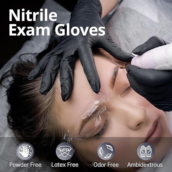 Disposable Nitrile Exam Gloves, Cooking & Esthetician - Image 4