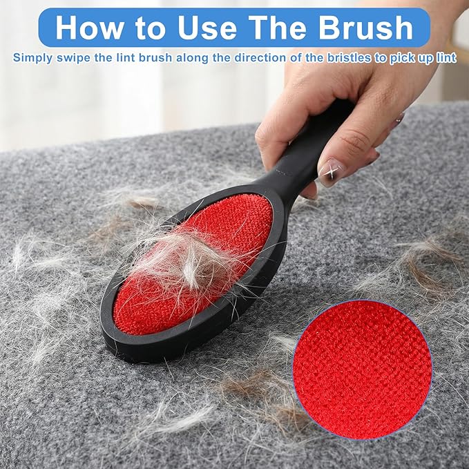 2 pcs Dual-Sided Lint Brush for Clothes - Image 4