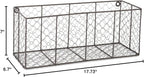 DII Chicken Wire Collection Farmhouse Vintage Wall Baskets, Medium Basket - Image 7
