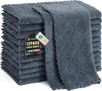 Homaxy 12 Pack Kitchen Dish Cloths, Super Soft and Absorbent Coral Velvet Dish by Homaxy
