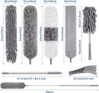 9PCS Dusters for Cleaning, Extendable Microfiber Duster - Image 2
