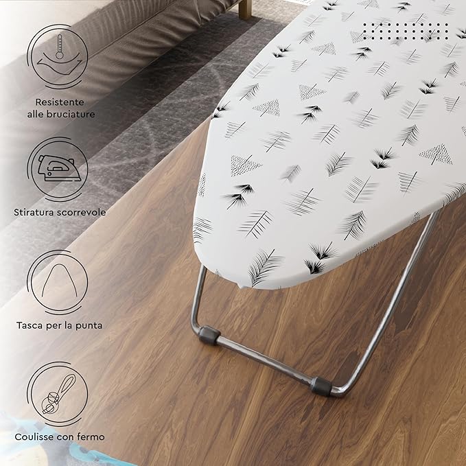 Encasa XO Ironing Board Cover and Pad 28"x12" - Image 7