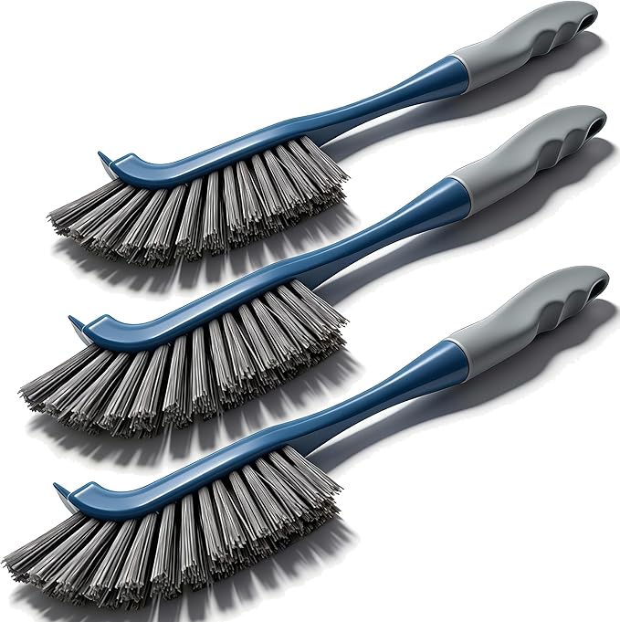 3 Pack Hard Bristle Scrub Brush Set, Cleaning Brush Designed by Unknown