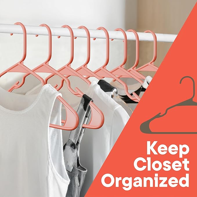 Plastic Clothes Hangers – Heavy Duty Hanger Set, - Image 5