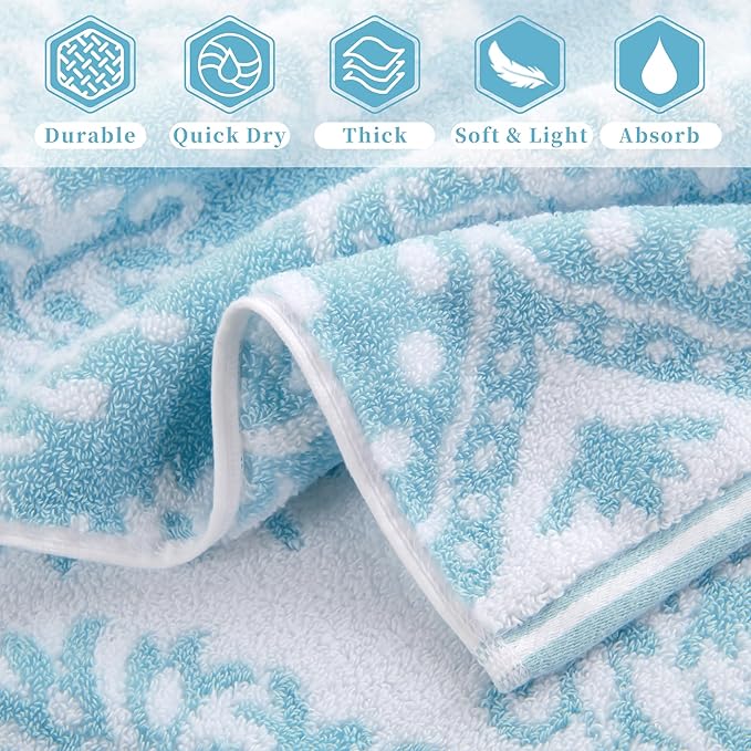 Cotton Wash Cloths for Showering - Image 2