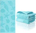 2 Pcs Coastal Hand Towels for Bathroom Ocean Beach Coastal Hand Towels 100% by Fanfanwin