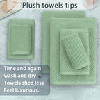 VOOVA & MOVAS Green Towels for Bathroom - Image 5