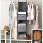 Household Essentials 6 Shelf Hanging Closet Organizer, Hanging Closet Shelf - Image 8