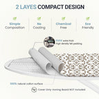 Ironing Board Cover and Pad 15"x54" Extra Thick Natural Cotton, Scorch and - Image 5